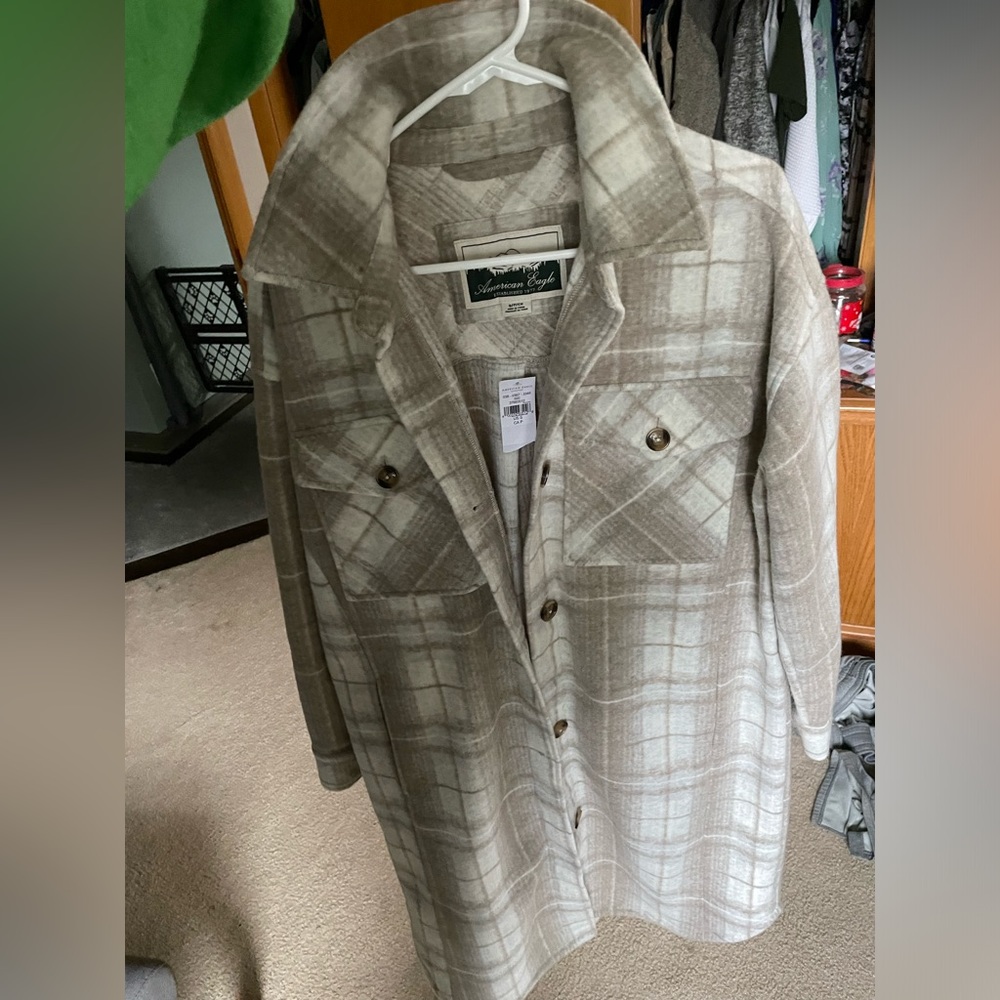 American Eagle, long shacket